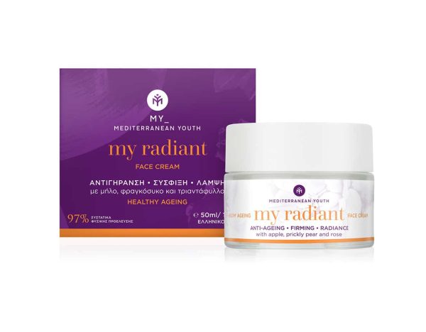 MY RADIANT FACE CREAM – ΑΝΤΙΓΗΡΑΝΣΗ, ΣΥΣΦΙΞΗ, ΛΑΜΨΗ